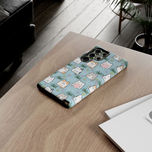 Cute Cat Phone Case, Kawaii Cat Lovers Mobile Cover - 第 269/277 張圖片