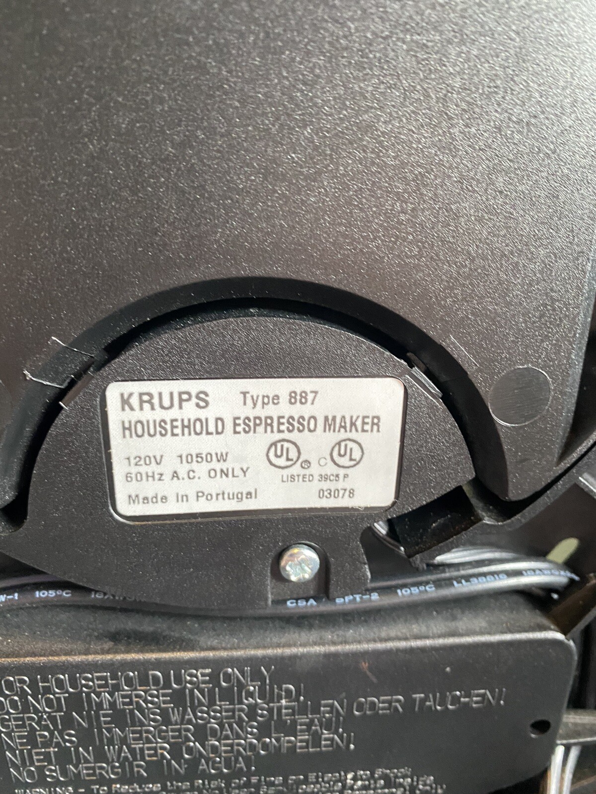 Krups Espresso Vivo 887 Stainless Steel 