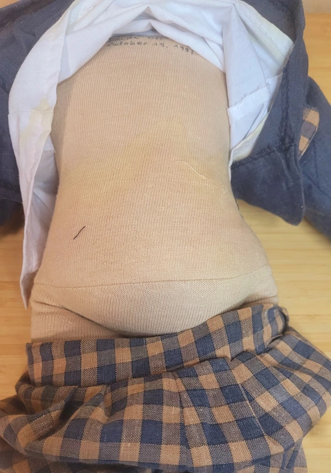 Muñeca Heidi Ott década de 1990 18" vinilo y tela muñeca Best Friends cabello rubio Foto 3 de 4