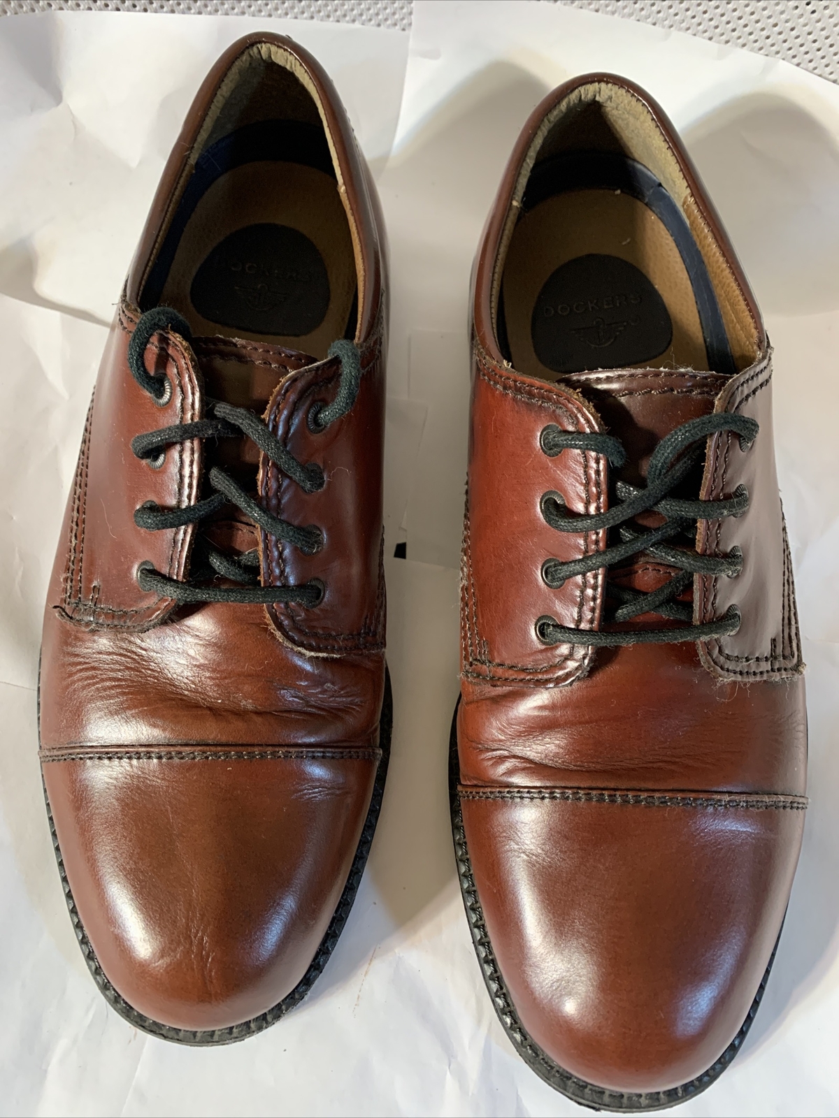 Dockers Men’s Gordon Leather Oxford Dress Shoe Size 9M eBay