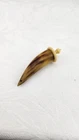ANTIQUE CIVIL WAR ERA SNUFF BOX HORN PENDANT "OWNED BY J.C. SAWTELL OF 83RD INF.