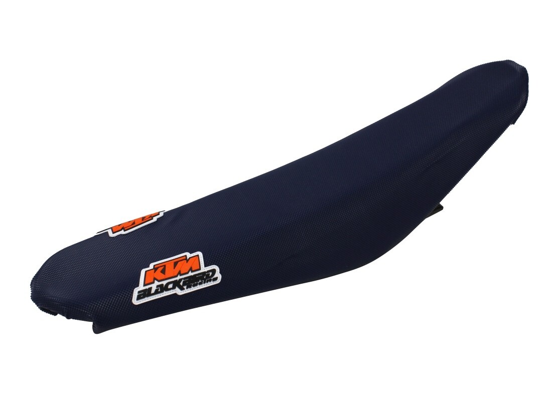 Rénover la sellerie de sa KTM SX 85 avec la housse Moon bleue pour modèles 2018-2023