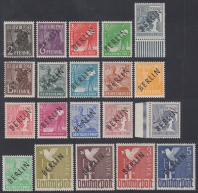 Alemania Berlín - 1/20 - DEUTSCHE BERLIN 1/20 1948 MNH