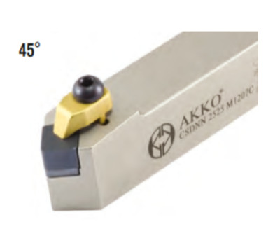 Akko CSDNN 2525 M1207C Klemmhalter Drehstahl 25x25 für SNGN 1207..