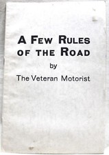 SOCONY STANDARD OIL OF NEW YORK BROCHURE ON AUTOMOBILE SAFETY ILLUSTRATED 1923