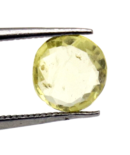 Pierre Précieuse Saphir Certifié Saphir Jaune Naturel Du Sri Lanka 1,18 Carats - Ovale - Certifié GGL - Neuf Avec Certificat Gemme Jaune Non Traitée