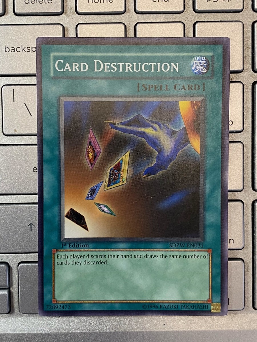 Yugioh Card Destruction SDZW-EN031 1st edition Common near mint condition card | eBay Yugioh Card Destruction SDZW-EN031 1st edition Common near mint condition card | eBay