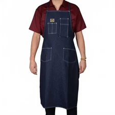 Ben Davis Machinist Apron Indigo Blue Denim Cotton Shop Tradesperson Artist NWT