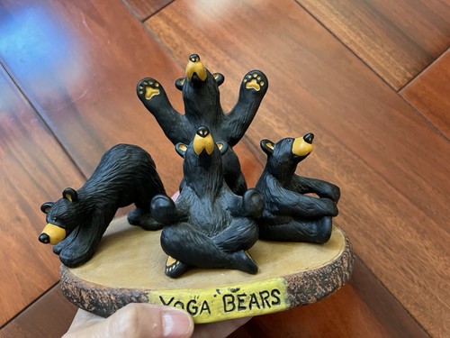 Big Sky Carvers Bearfoots Bears Jeff Fleming YOGA BEARS