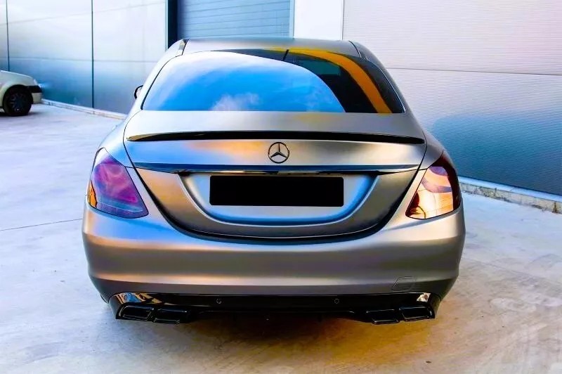 Mercedes C205 A205 AMG Style Gloss Black Rear Boot Trunk Spoiler | eBay UK