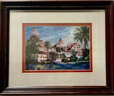 Hotel Del Coronado Hotel in the Moonlight       by Sue T. McNary