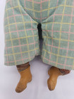 Antique 13" Composition Character Boy Doll Straw Stuffed Kaplan Tag As Is TLC — photo 10