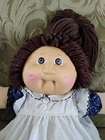 1985 Cabbage Patch Kid Doll UT Factory Taiwan #2 Head mold Single Pony Girl