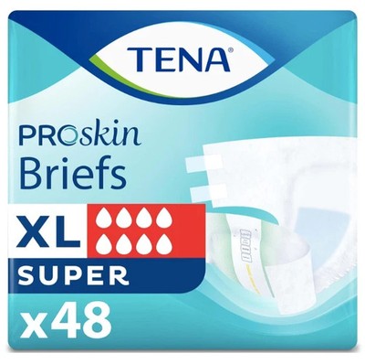 TENA ProSkin Incontinence Adult underwear XL Super Maximum Absorbency 48 count