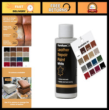 Leather Repair Paint Kit - 2-in-1 Seal Color for Scratches, Tears, Holes - Qui