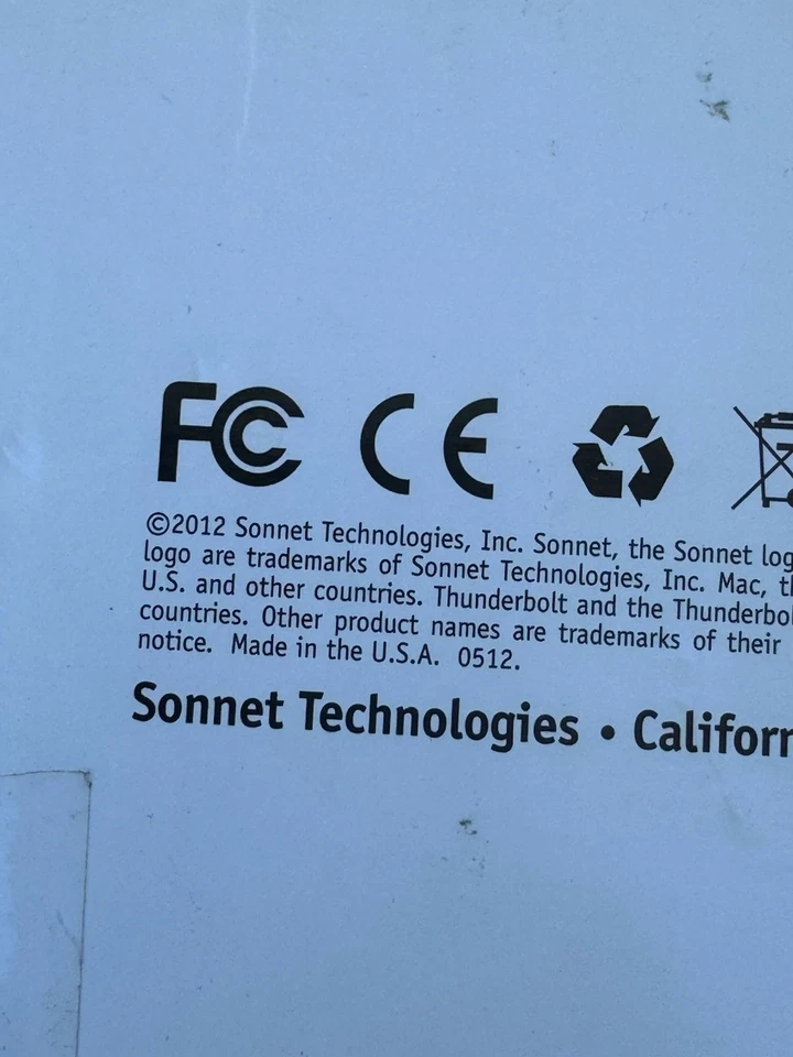 Sonnet Echo Express Pro PCIe Thunderbolt Expansion Chassis Mac for Windows USED - Image 4 of 4