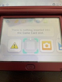 New Nintendo 3DS XL Red-001 Handheld Console w/ Charger/Stylus *READ*