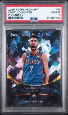 2025 Chet Holmgren /5 Topps Midnight #55 Daybreak