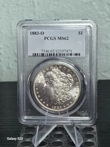 1883-O Morgan Silver Dollar PCGS MS62