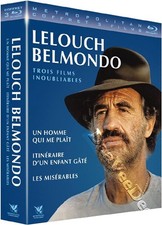 Claude Lelouch and Jean-Paul Belmondo Collection NEW Blu-Ray 3-Disc Box Set