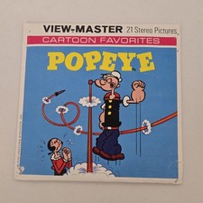Popeye 1962 View Master Vintage B-516 3 Reels  Booklet