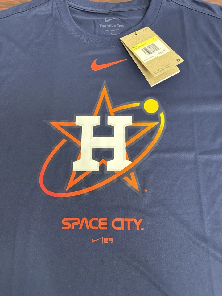 Houston Astros Men's Nike Dri Fit shirt "Space City" - Brand New!