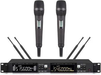 NEW Dual Wireless Microphone Set for Sennheiser SKM 9000 Pro Audio Vocal