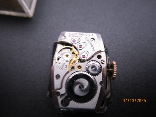LORD ELGIN PINK 14KT GOLD FILLED DRIVERS WATCH 21 JEWEL - Picture 5 of 5