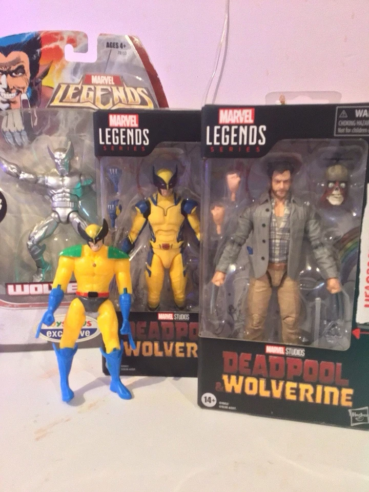 Lote de juguetes Marvel Wolverine Deadpool Superman Foto 2 de 4