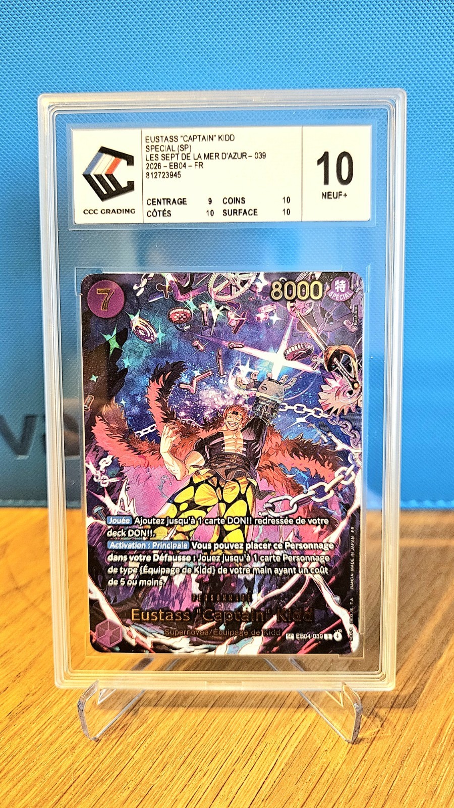 Carte One Piece Eustass "Captain" Kidd EB04-039 SP - CCC 10 - FR