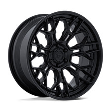 Fuel Fc409 Hive Matte Black W Gloss Black Lip Rims 22x10 6x135 -18 Mm