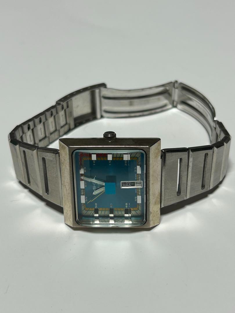 Seiko ALBA AKA V733 5A40 Blue Dial Japan Watch stainless
