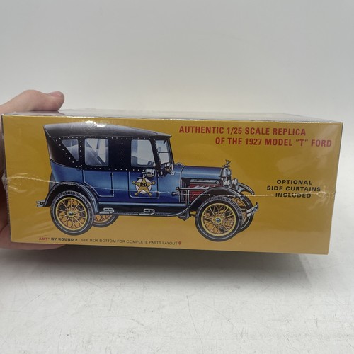 AMT 1927 Model T Ford Vintage Police Car 1:25 Plastik Modellbausatz SEALED BOX - Bild 2 von 5