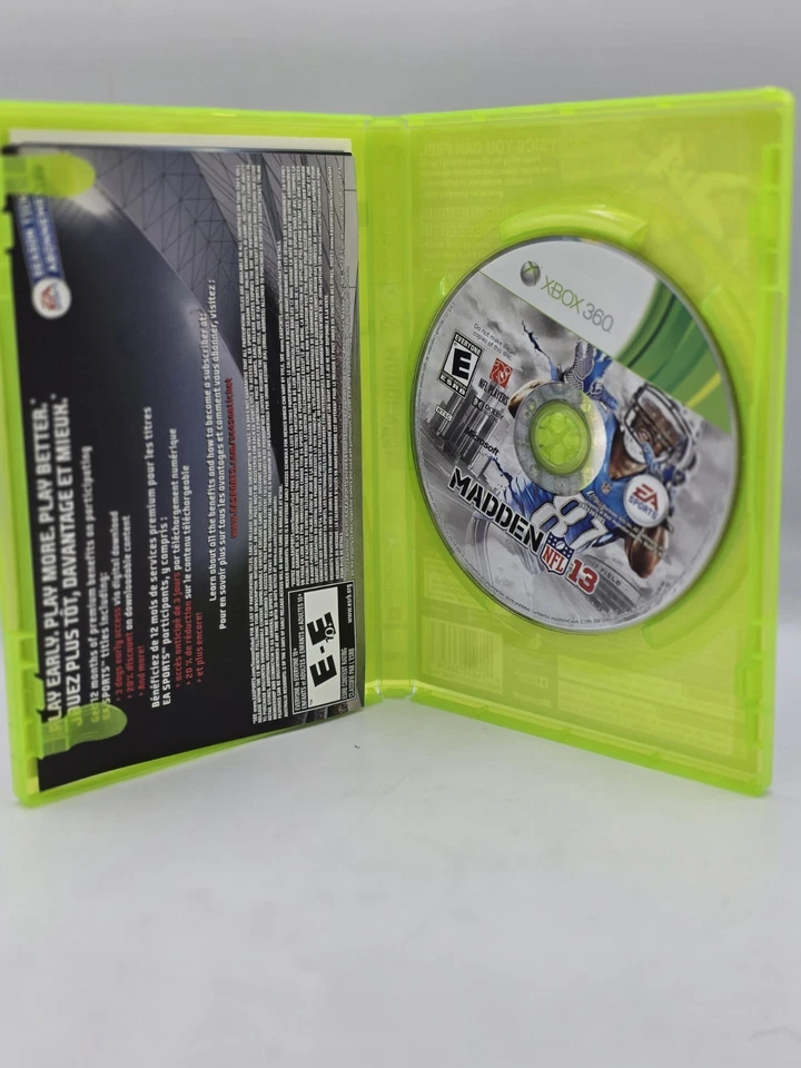 Madden NFL 13 (Microsoft Xbox 360, 2012) CIB - Tested - Mint Disc! - Image 3 of 3