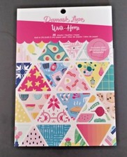 American Crafts 6" x 8" Paper Pad, Damask Love, Write at Home, 25 Pages - NEW
