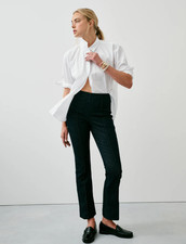 SPANXshape  Original EveryWear Zero Waistband Micro Flare Jeans, Raw Indigo