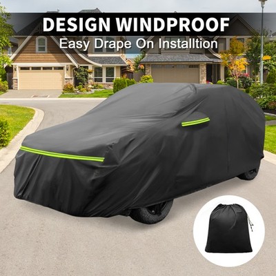 Waterproof 215D-PU Car Cover for Citroen C5 AirCross 2018-2023 with Zipper