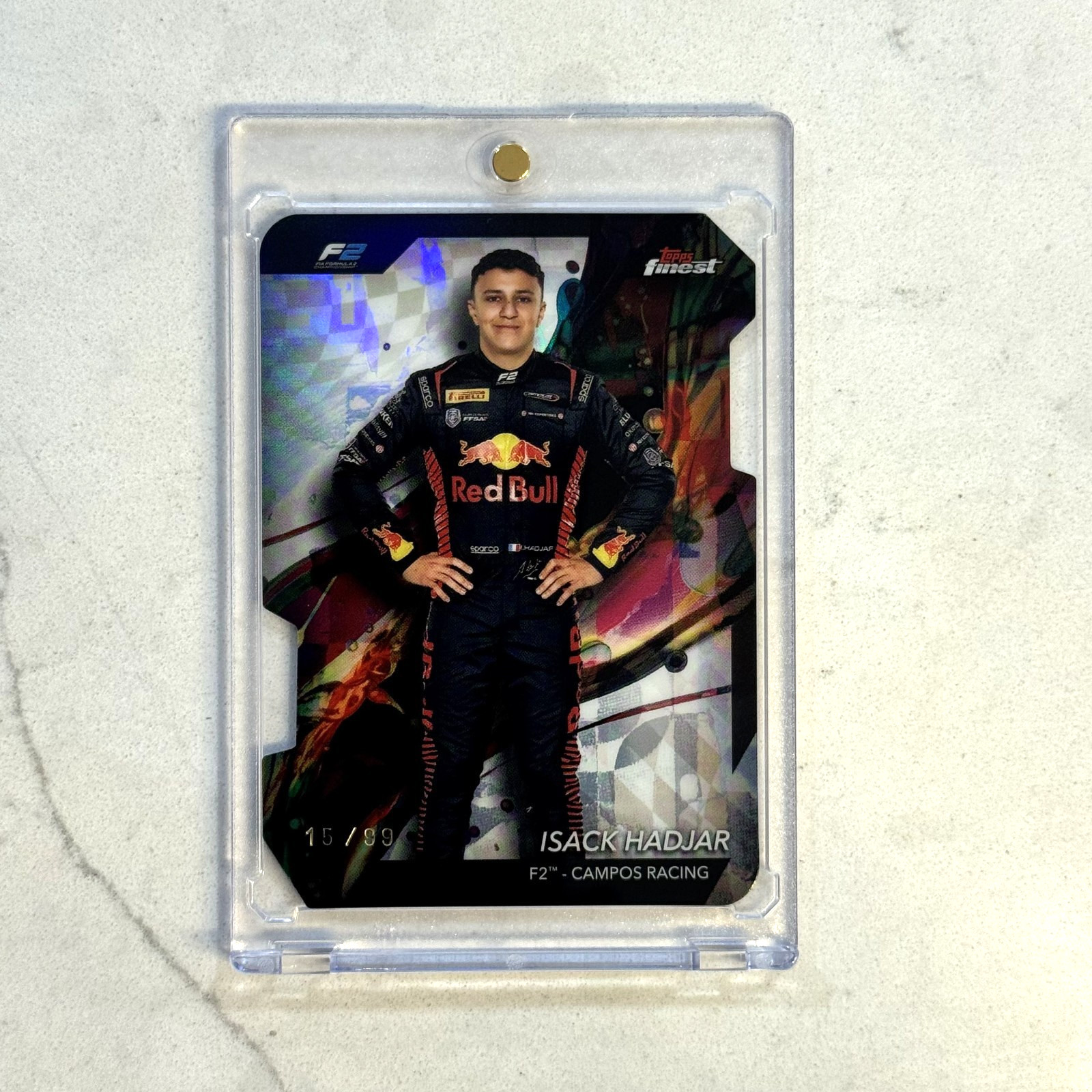 2024 Topps Finest Formula 1 F1 #41 ISACK HADJAR Die-cut Refractor /99