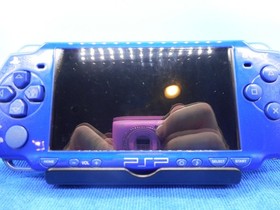 Sony PSP 2001 Metallic Blue Handheld System - Tested and Works