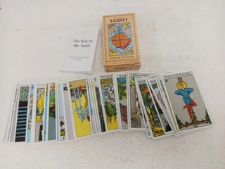 Rider Waite Tarot Deck 78 Cards with Guide Book and Box