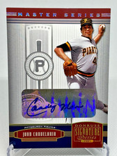 John Candelaria 2005 Donruss Signature Series Candy Man Nickname Auto 02/10