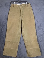 Vintage 1940's 1950's Canvas Logger Work Pants