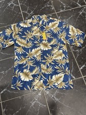 Pierre Cardin Men s L Blue/Beige Tropical Flo...