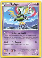 Sigilyph 55/122 Uncommon BREAKpoint Pokemon Moderately Played