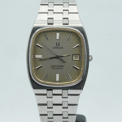 OMEGA SEAMASTER QUARTZ HERREN UHR STAHL 34MM 196.0136 OM445