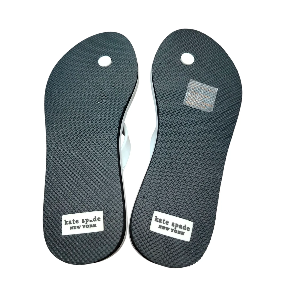 Kate Spade Sandals Women's Size 7M Scallop Flip Flop Sandals Rubber Beach Casual - Image 2 of 4