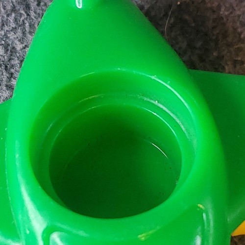Fisher Price Little People Vintage Nursery Baby Airplane Green With 1 Figure - Picture 19 of 24