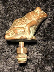 Vintage Brass/Bronze Frog Water Spigot With Patina