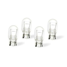 7443 Bulbs 4 Pack Clear Automotive Replacement for Brake Stop Tail 7443 4PACK