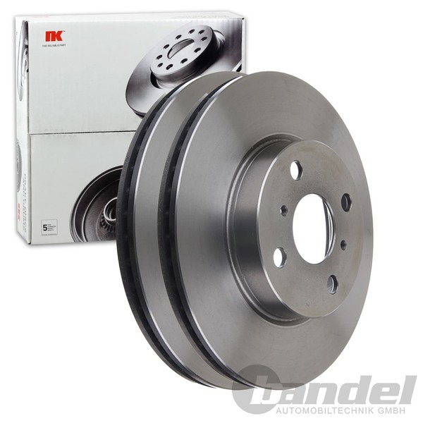 2X Nk Bremsscheiben 255Mm BelÜFtet Vorne Passend FÜR Aston Martin Cygnet Toyota-image